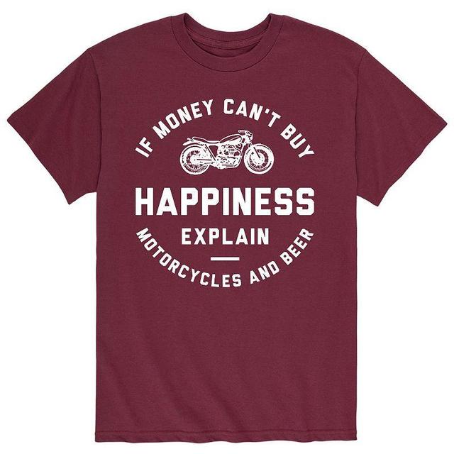 Mens Motorcycle And Beer Tee Product Image