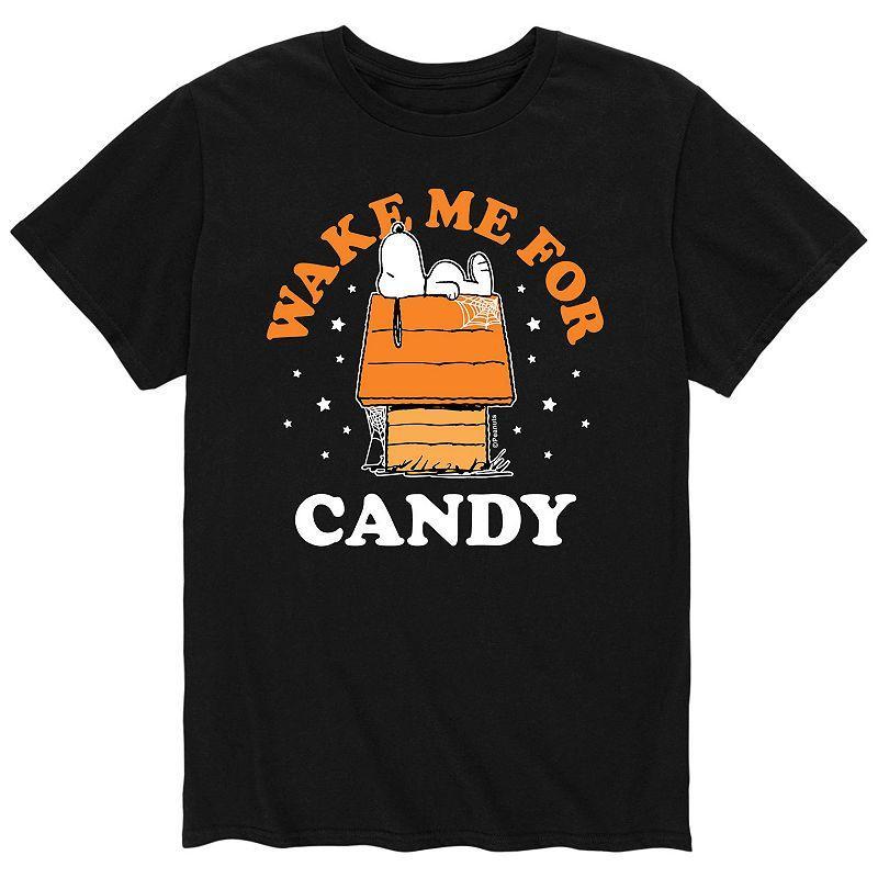 Mens Peanuts Wake Me Up Candy Tee Product Image