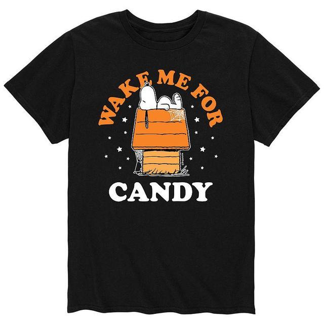 Mens Peanuts Wake Me Up Candy Tee Product Image