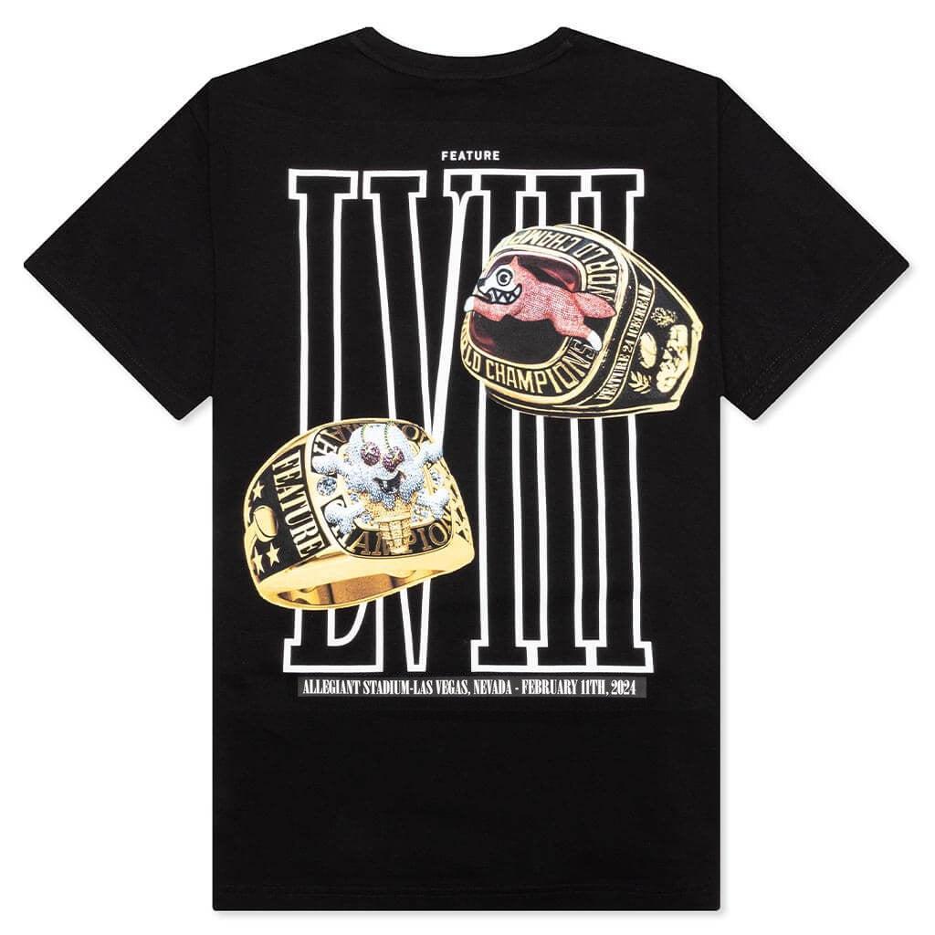 Feature x Icecream Rings Short Sleeve Tee - Black Male Product Image