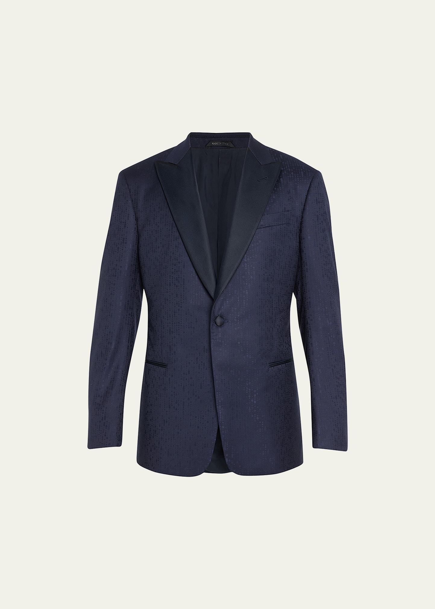 Mens Two-Tone Peak Dinner Jacket Product Image