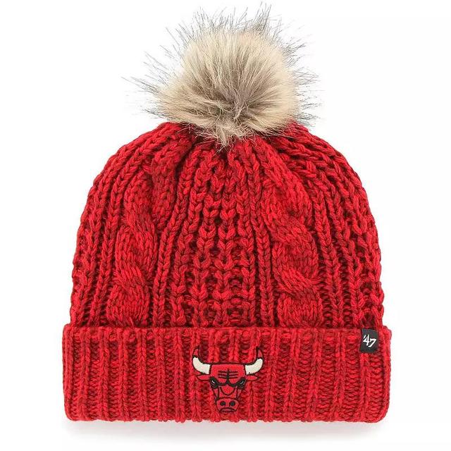 Womens 47 Chicago Bulls Meeko Cuffed Knit Hat with Pom Product Image