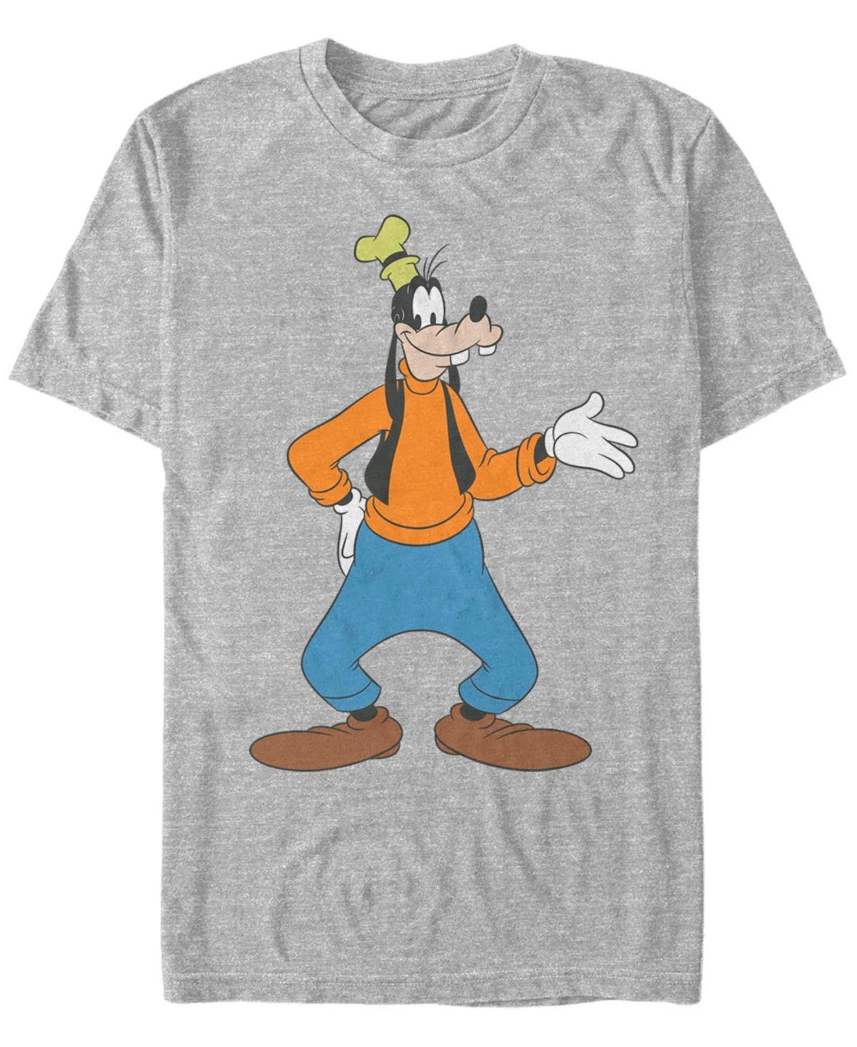 Disneys Goofy Traditional Pose Mens Tee Athletic Grey Product Image