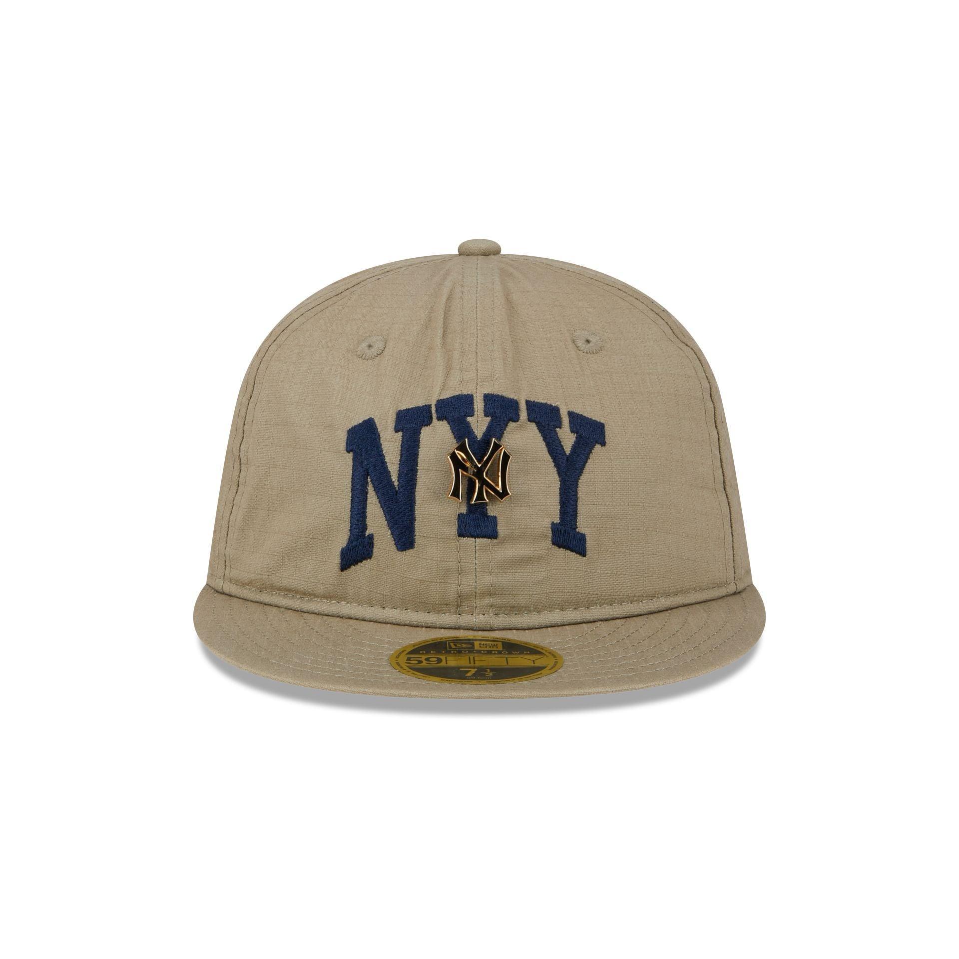 New York Yankees Logo Pin Retro Crown 59FIFTY Fitted Hat Male Product Image