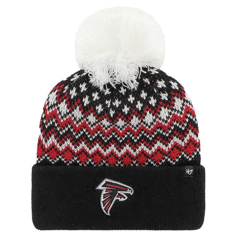 Womens 47 Atlanta Falcons Elsa Cuffed Pom Knit with Hat Product Image