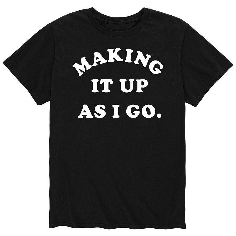 Mens Making Up As Go Tee Product Image