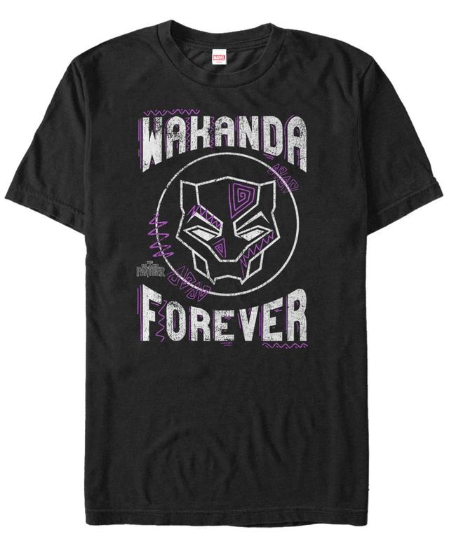 Mens Marvel Panther Wakanda Forever Graphic Tee Product Image