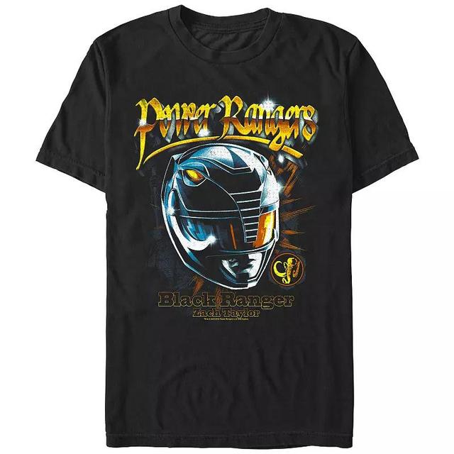 Mens Power Rangers Ranger Helmet Graphic Tee Product Image