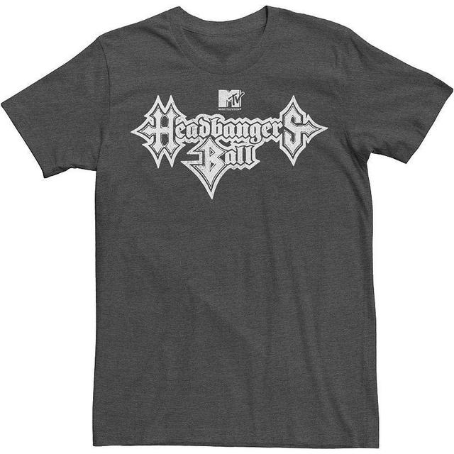 Big & Tall MTV Headbangers Ball Metal Text Tee, Mens Product Image