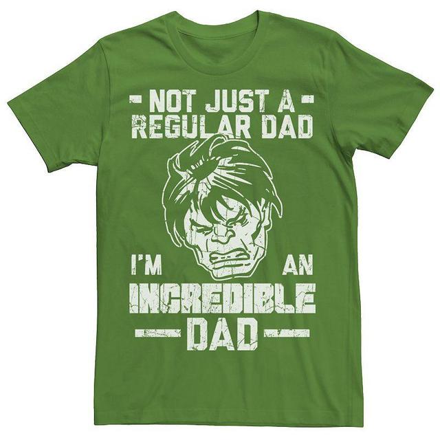 Mens Marvel Hulk Fathers Day Not Regular Dad Tee Product Image