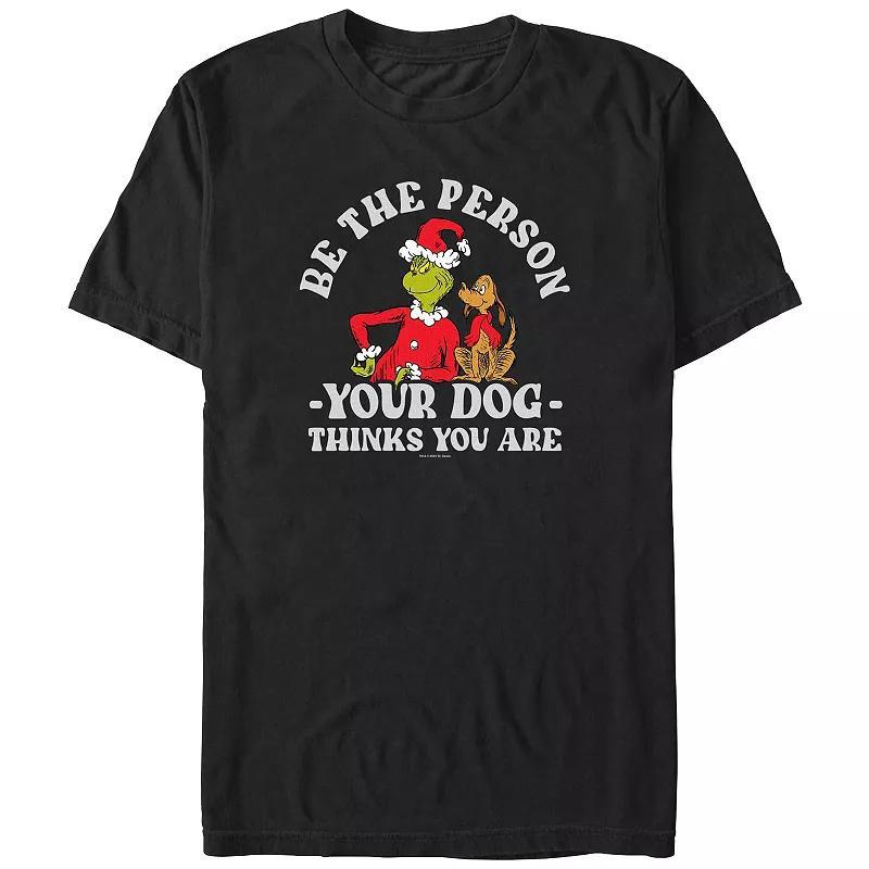 Mens Dr. Seuss Be The Person Your Dog Thinks You Are Graphic Tee Product Image