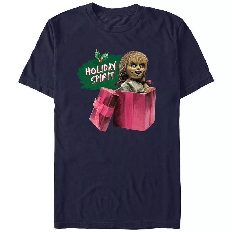 Mens Annabelle Holiday Spirit Graphic Tee Blue Product Image