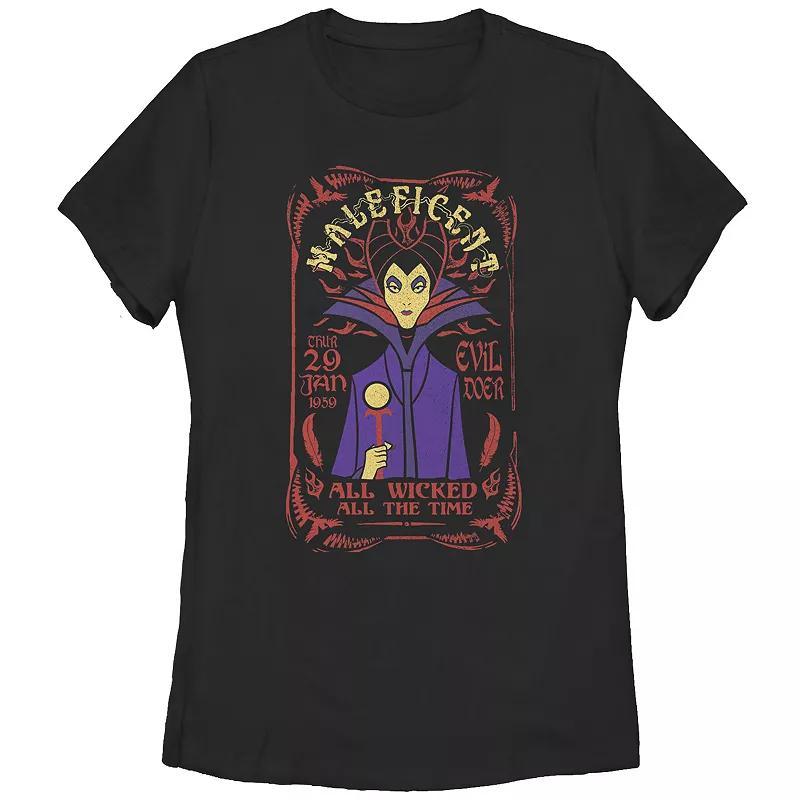 Disneys Villains Maleficent Evil Doer Since 1959 Womens Tee, Girls Product Image