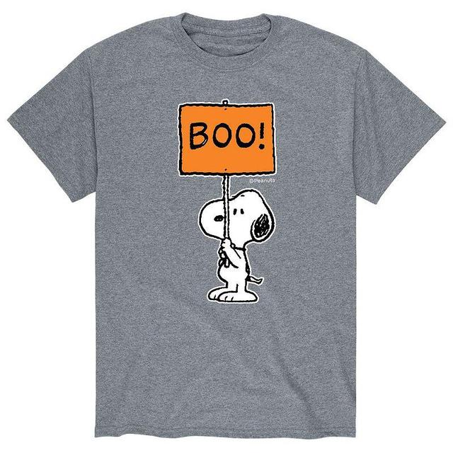 Mens Peanuts Snoopy Boo Sign Tee Product Image