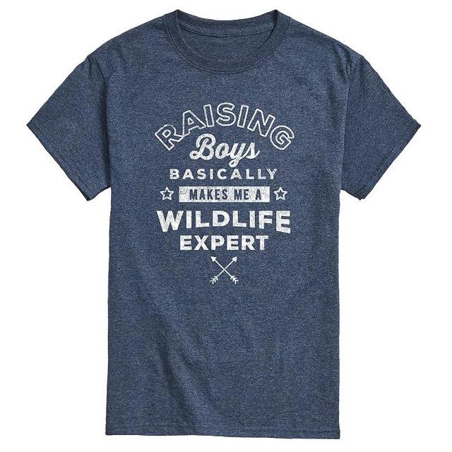 Mens Raising Boys Wildlife Expert Tee Product Image