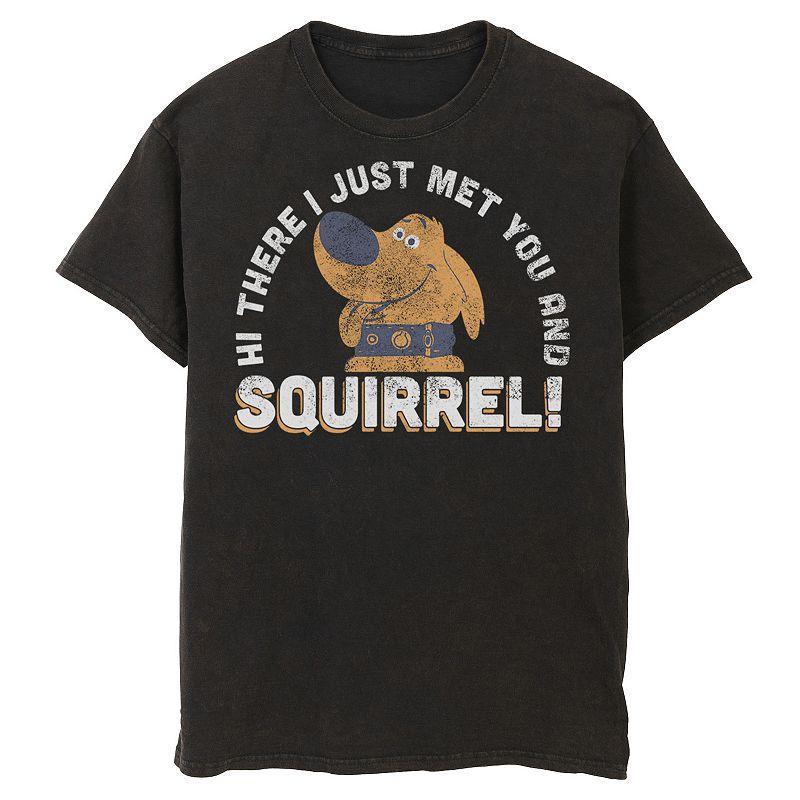 Mens Disney / Pixar UP Dug Just Met and SQUIRREL! Tee Product Image