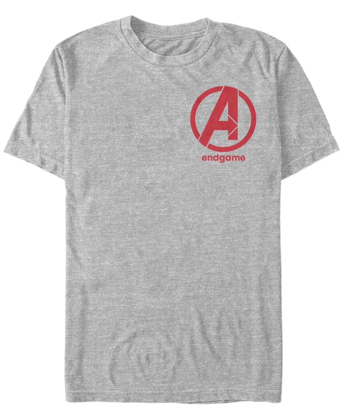 Fifth Sun Marvel Mens Avengers Endgame Left Chest Logo Short Sleeve T-Shirt Product Image