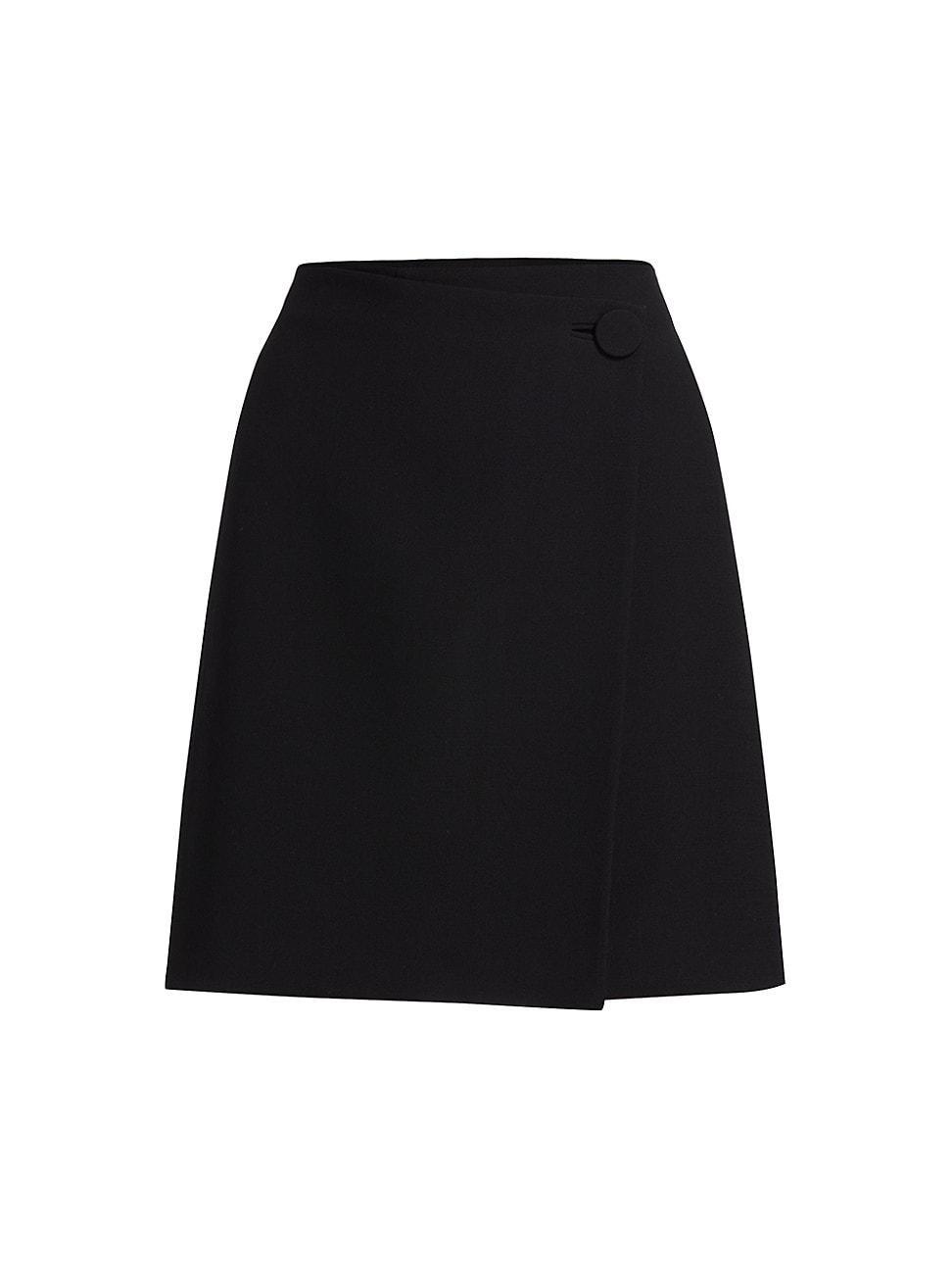 Womens Wool-Silk Wrap Skirt product image