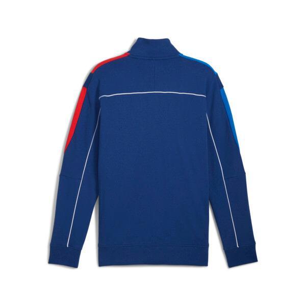 PUMA BMW M Motorsport MT7+ Men's Sweat Jacket in Pro Blue/Medium Color Product Image