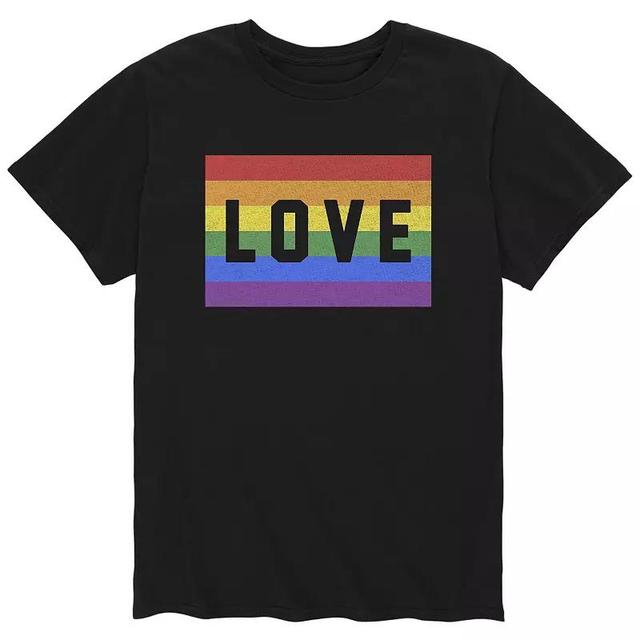 Mens Love Flag Pride Tee Product Image