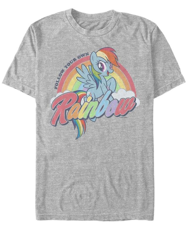 My Little Pony Mens Rainbow Graphic T-Shirt, Large Product Image