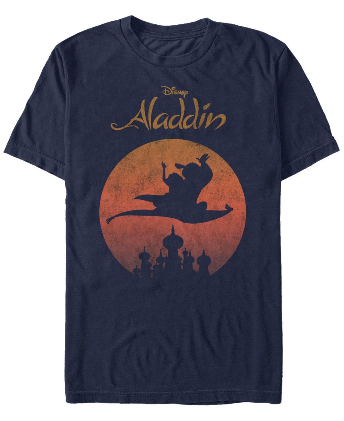 Mens Disneys Aladdin Flying High Tee Blue Product Image