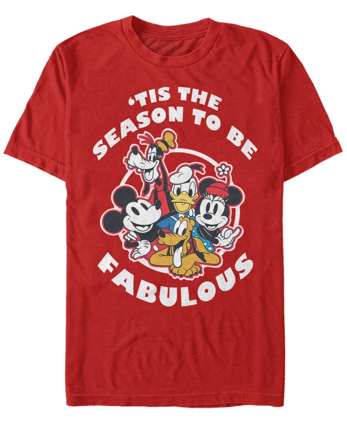 Disneys Group Shot Tis The Season To Be Fabulous Christmas Mens Tee Product Image