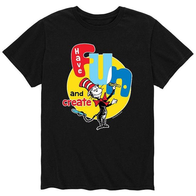 Mens Dr. Seuss Have Fun And Create Tee Product Image