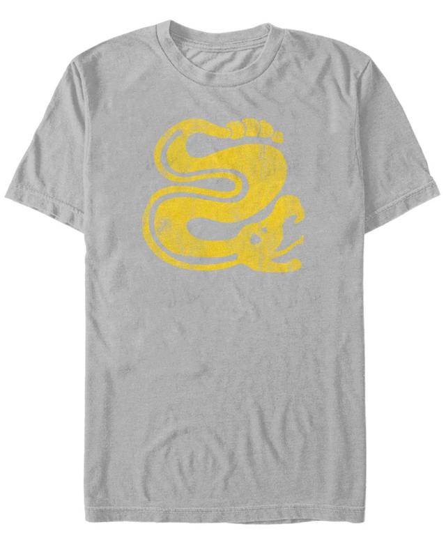 Mens Hidden Temple Yellow Snake Distressed Stamp Tee Product Image