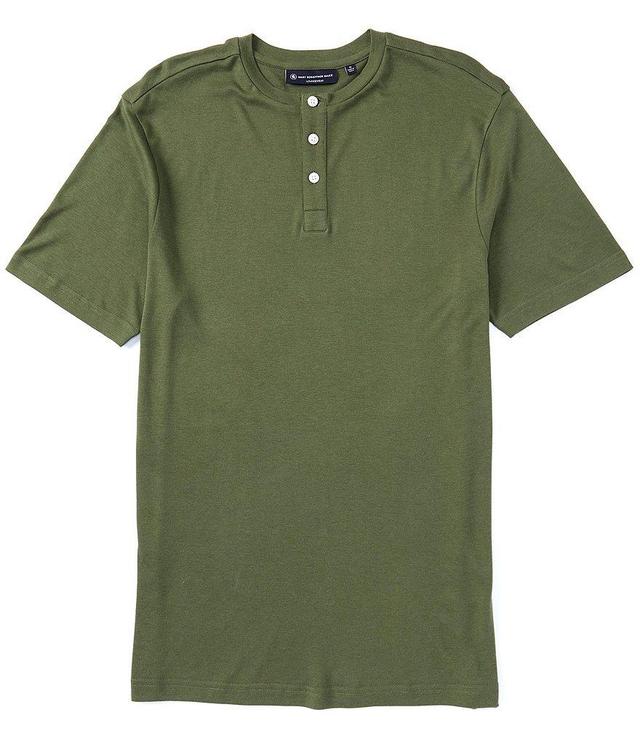 Hart Schaffner Marx Short Sleeve Knit Sleep Henley Shirt Product Image