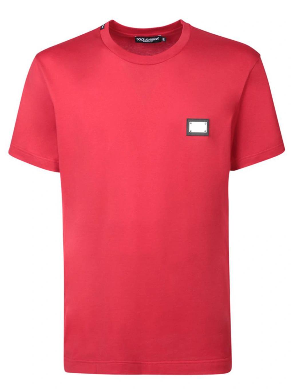 T-shirt With Logo In Red Product Image