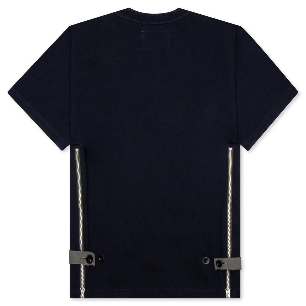 Cotton Jersey T-Shirt - Navy Male Product Image