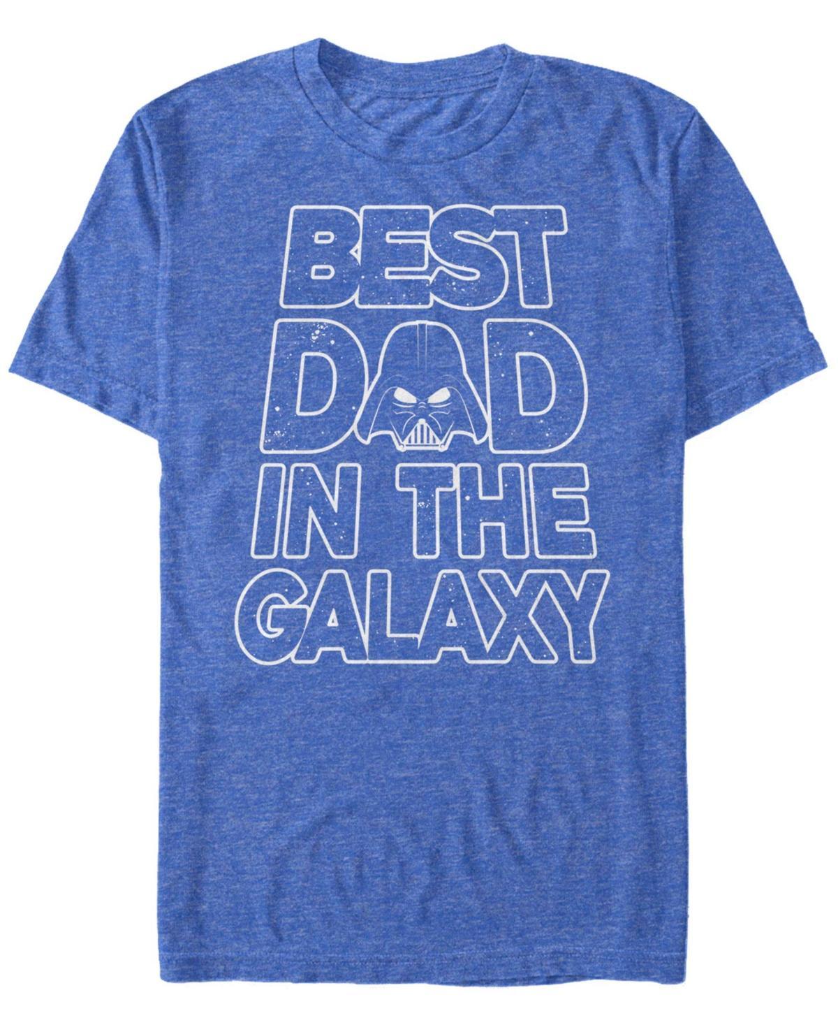 Mens Star Wars Galaxy Dad Tee Royal Grey Product Image