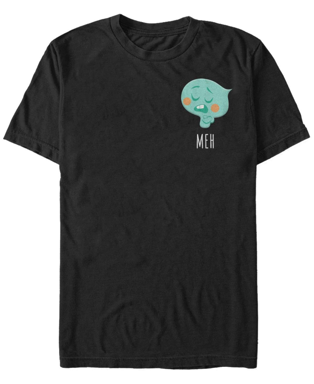 Disney / Pixar's Soul 22 Men's Meh Left Chest Portrait Tee, Size: Large, Black Product Image