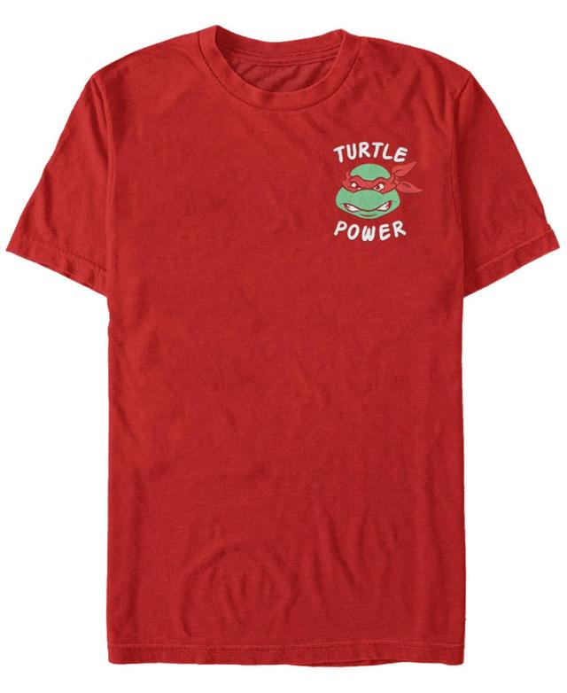 Fifth Sun Teenage Mutant Ninja Turtles Mens Raphael Turtle Power Short Sleeve T-Shirt Product Image