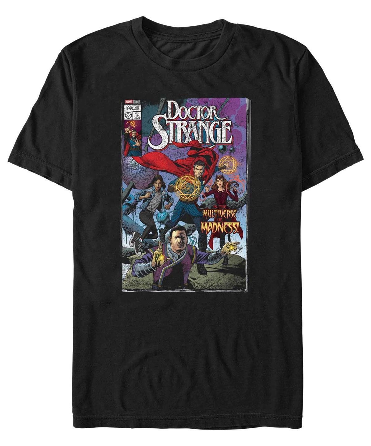 Mens Marvel Film Doctor Strange Movie 2 Comic Cover Short Sleeve T-shirt Product Image