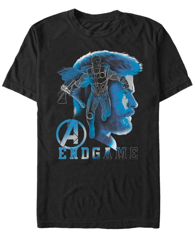 Mens Marvel Avengers Endgame Thor Silhouette Poster Tee Product Image