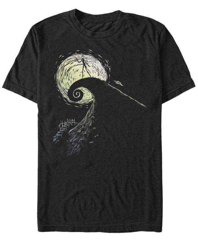 Mens Disney The Nightmare Before Christmas Jack Spiral Hill Tee Product Image