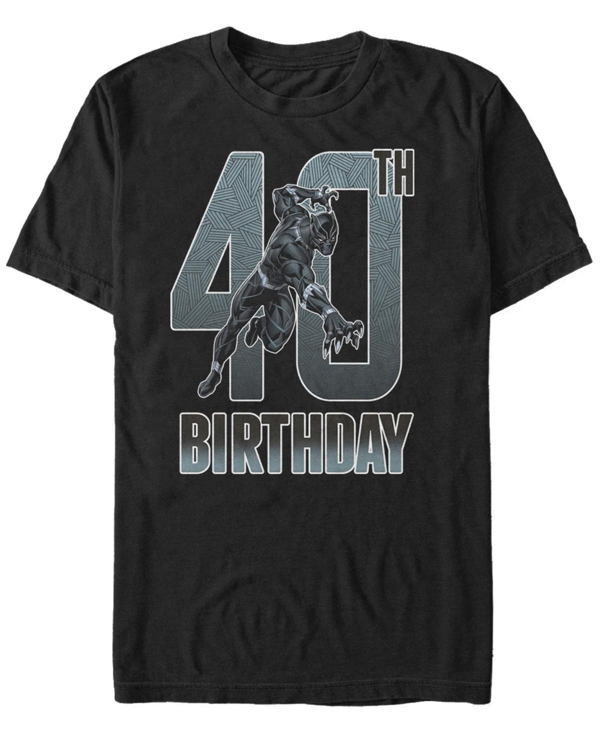 Mens Marvel Panther 40th Birthday Tee Product Image