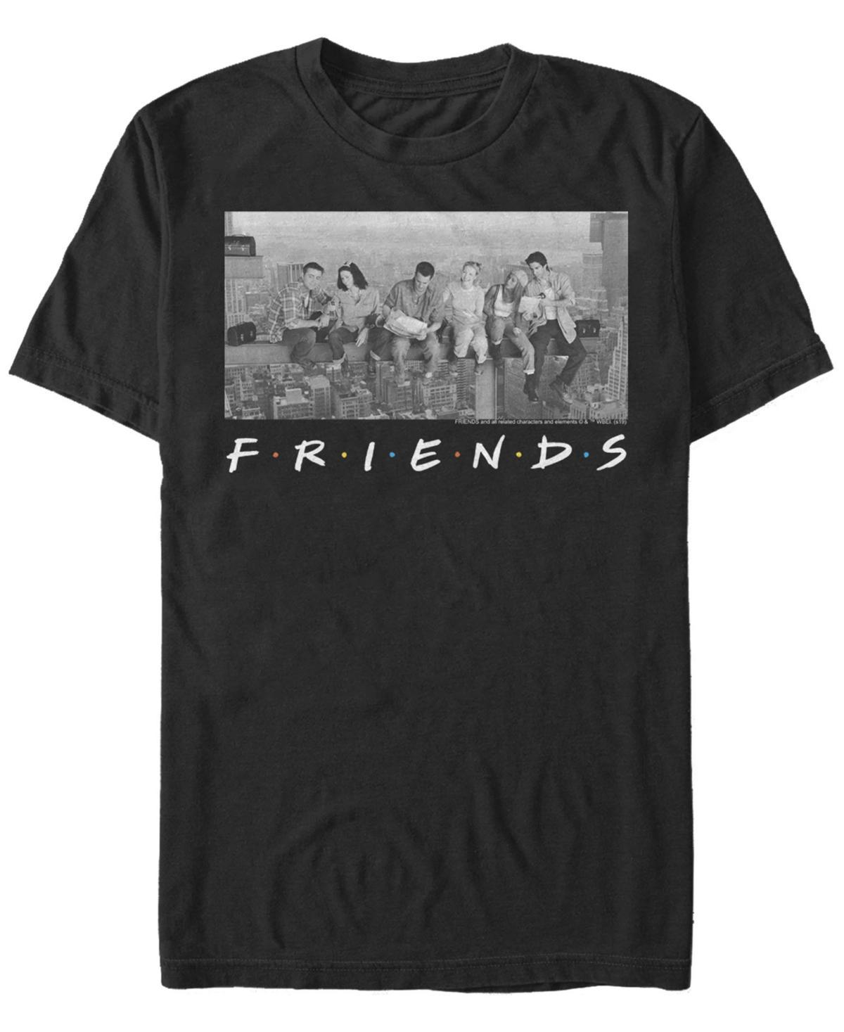 Fifth Sun Friends Mens City Skyline Group Portrait Short Sleeve T-Shirt Product Image