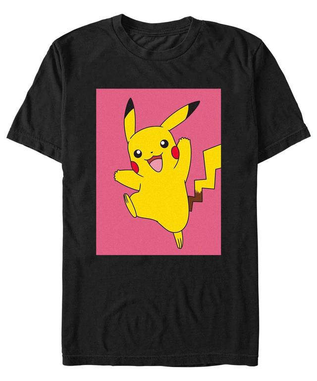 Fifth Sun Mens Pokemon Pika Leap Short Sleeve T-shirt Product Image