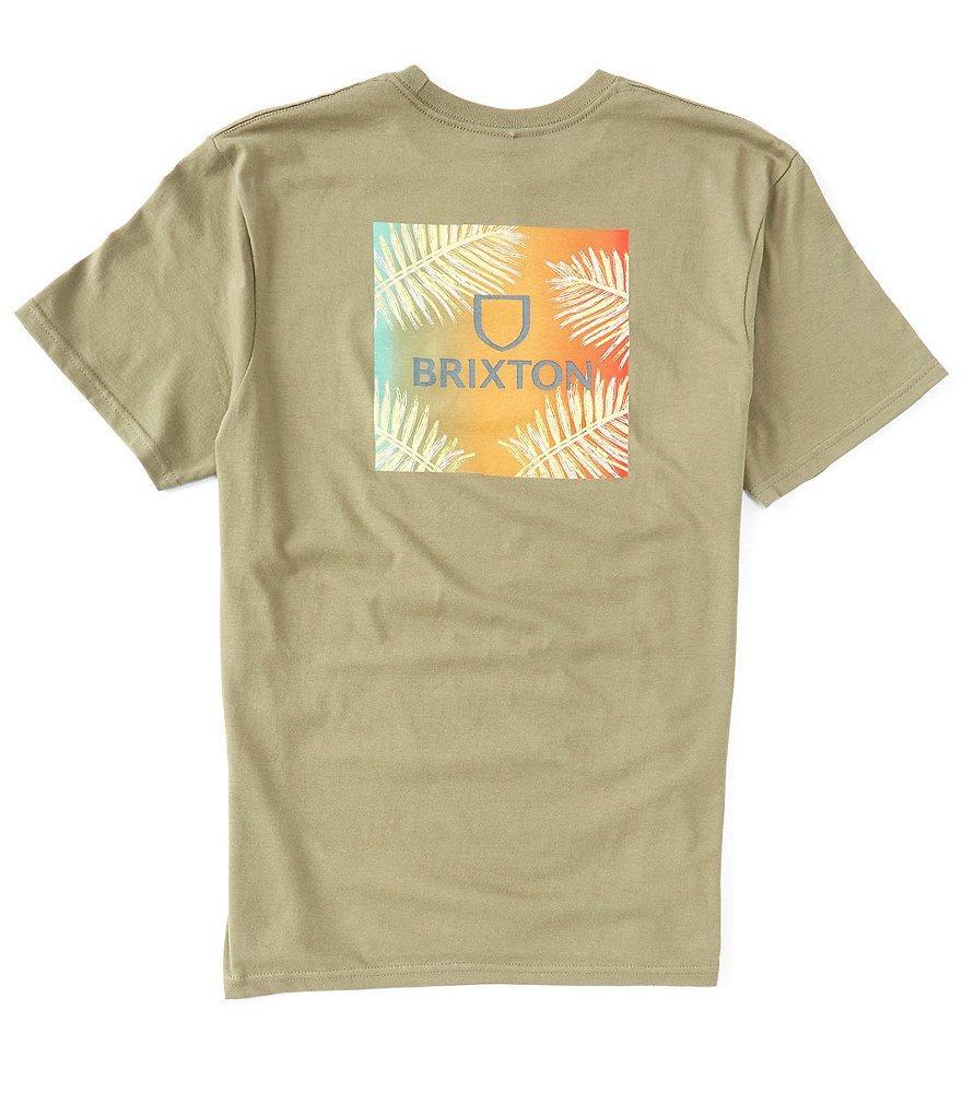 Brixton Short-Sleeve Alpha Square Graphic T-Shirt Product Image