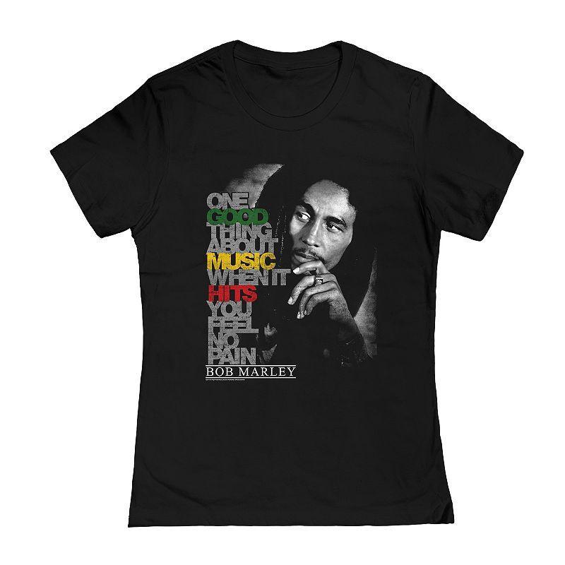 Juniors Bob Marley Good Music Graphic Tee, Girls Product Image