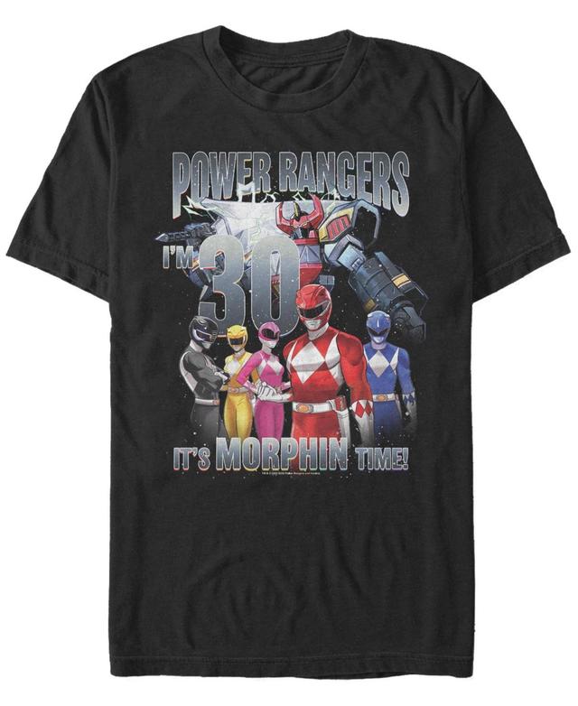 Mens Power Rangers Im 30 Its Morphin Time Tee Black Product Image