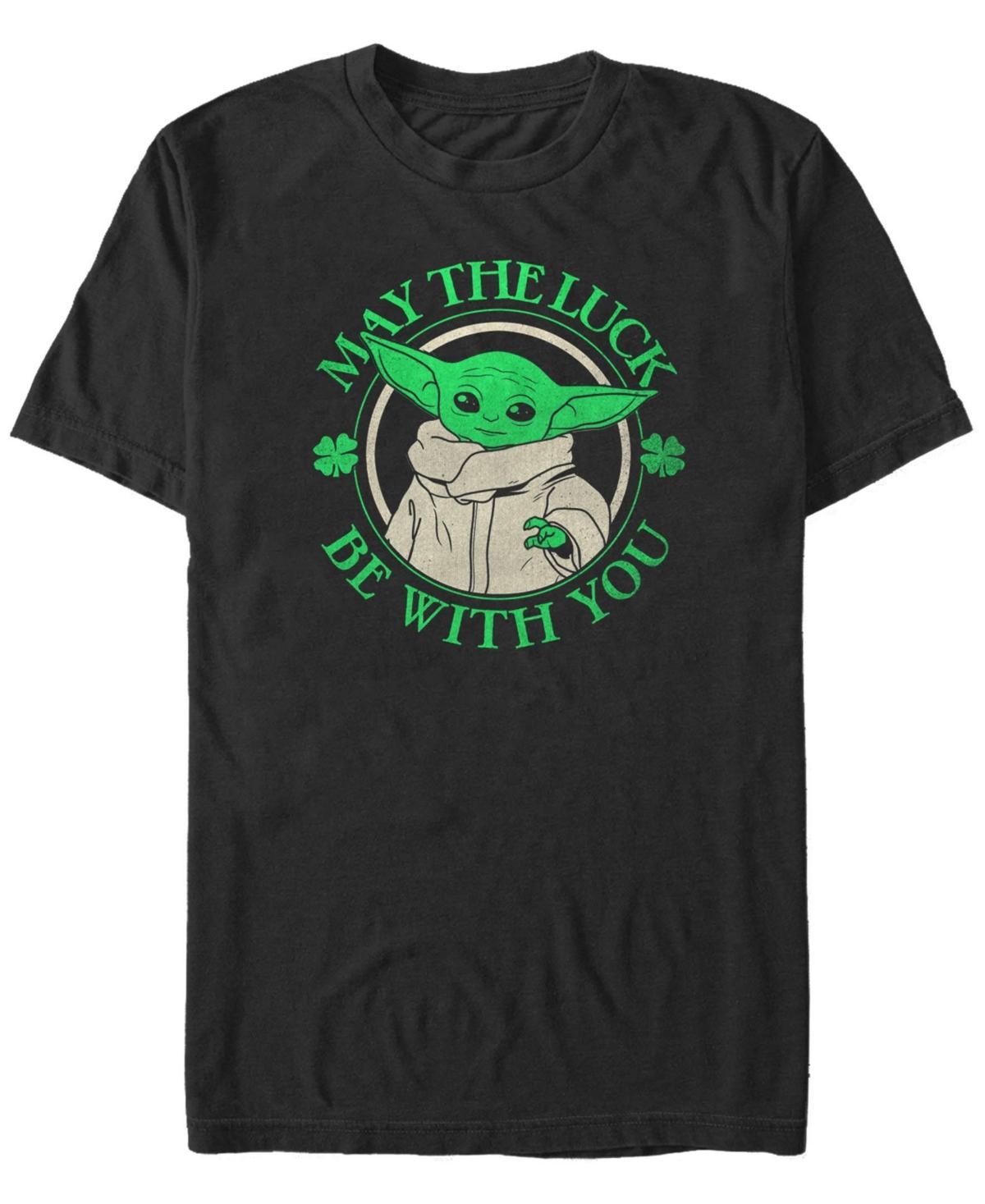 Mens Star Wars The Mandalorian Luck Grogu St. Patrick Day Tee Product Image