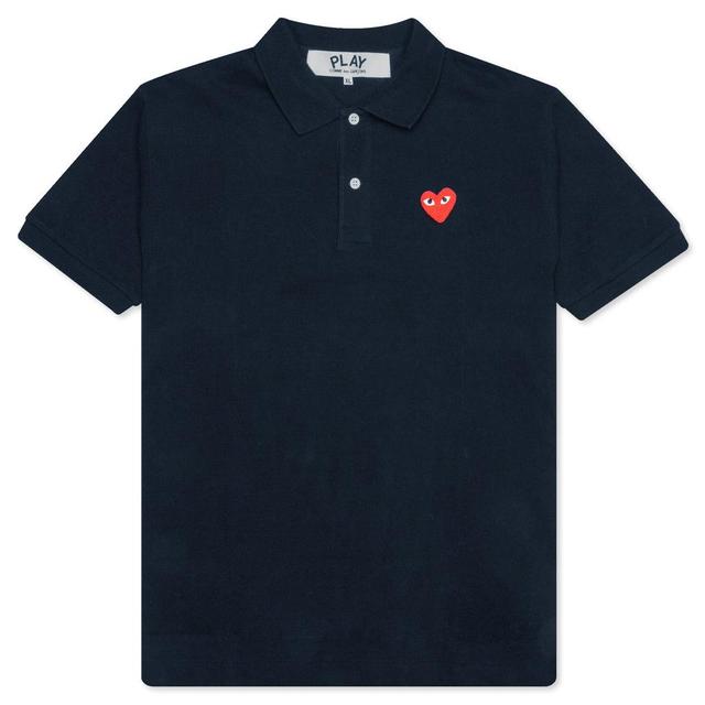 Women's Red Emblem Polo Tee - Navy Female Product Image