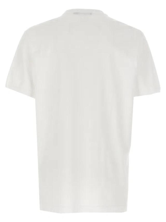 Logo Embroidery T Shirt In White Product Image