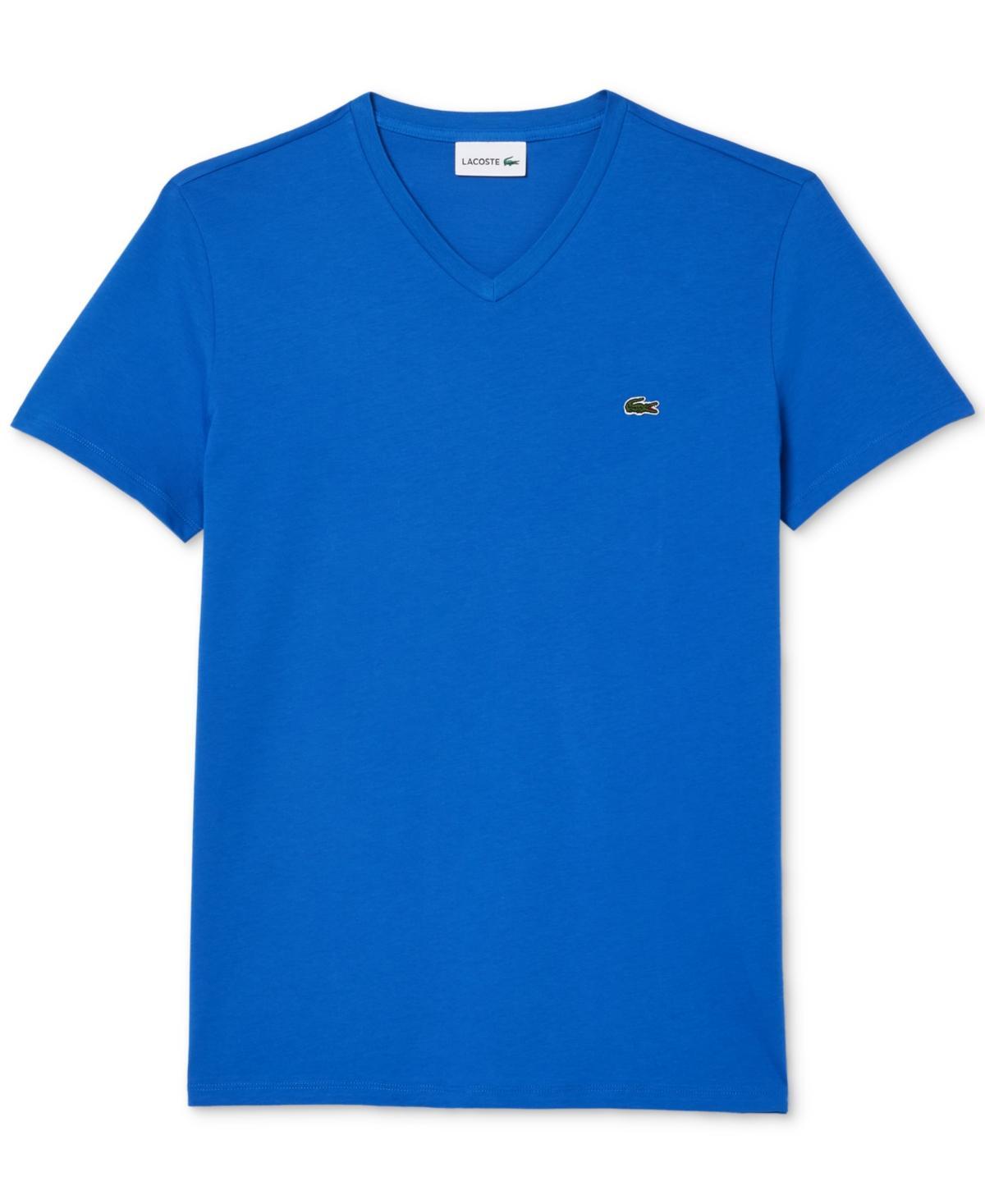 Mens V-Neck Pima Cotton Tee Shirt Product Image