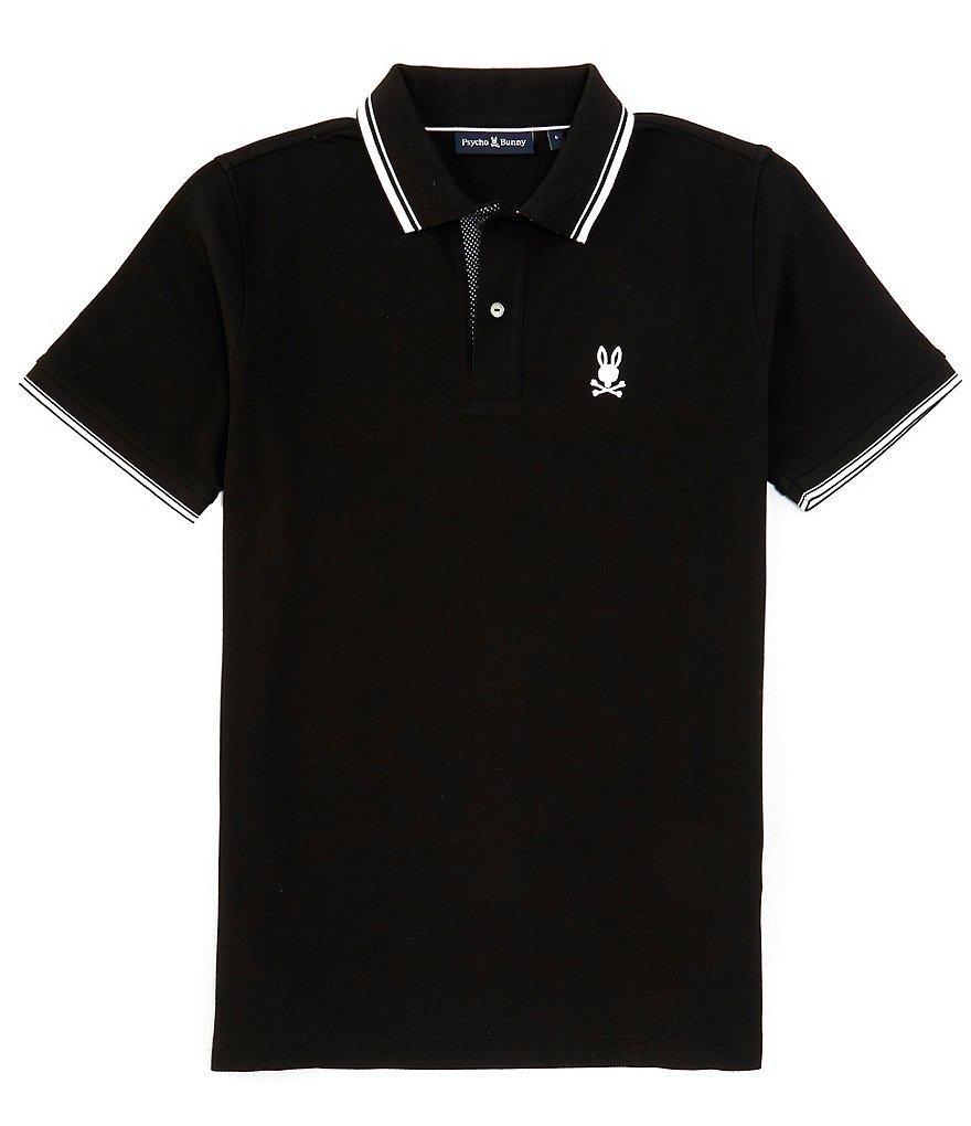 Psycho Bunny Hamilton Pique Short Sleeve Polo Shirt Product Image