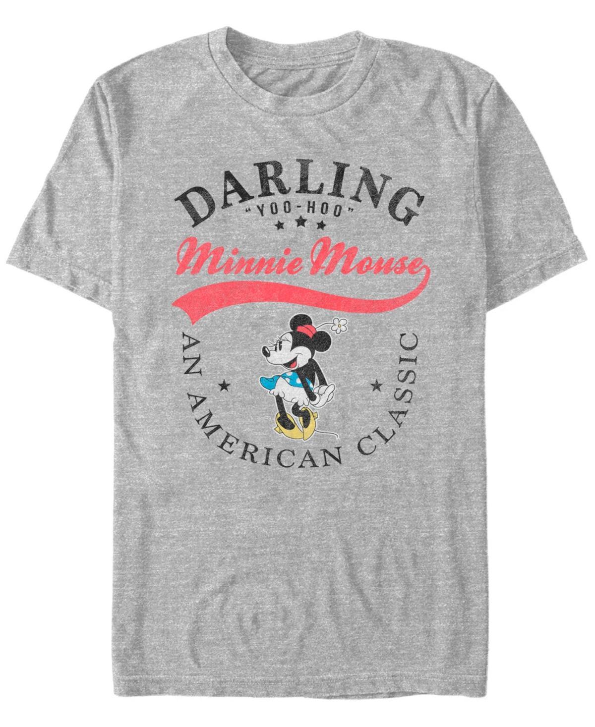 Disneys Minnie Mouse Mens American Classic 1928 Tee Athletic Grey Product Image